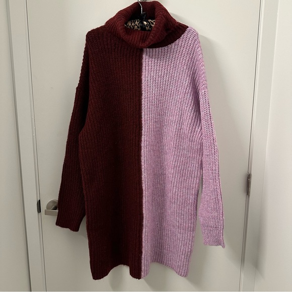 NWT ELOQUII Turtleneck Tunic Sweater Dress - Picture 5 of 8